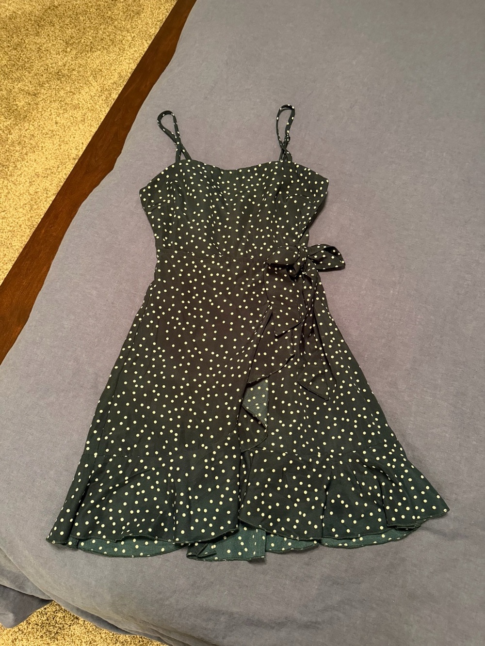 Forest green dress